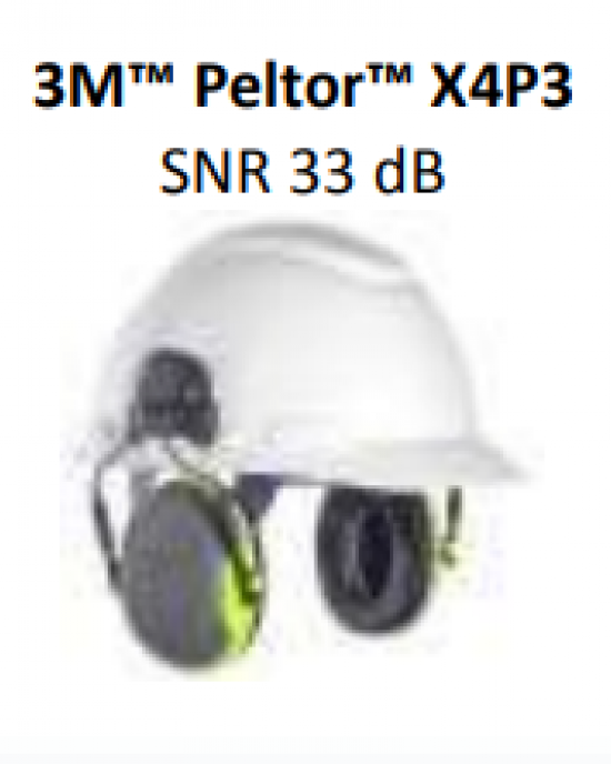 3M™ Peltor™ X3P3  SNR 33 dB